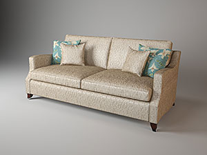 3d моделирование современного дивана